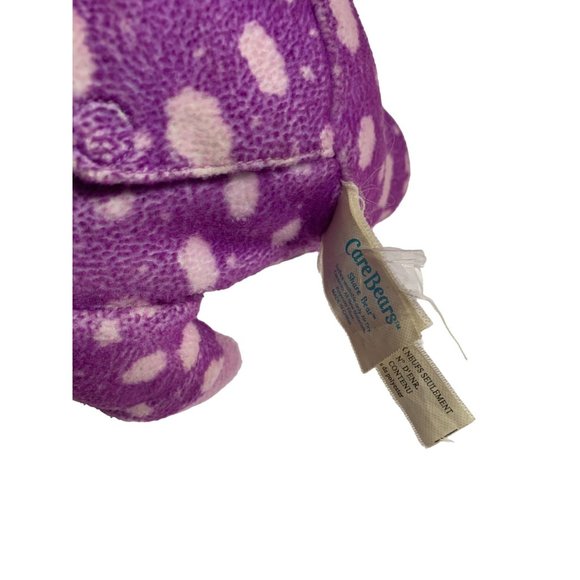 Care. Bears PLush Share Bear 2004 TCFC Stuffed Doll ANimal Toy 12 in Tall PUrple - Picture 4 of 4